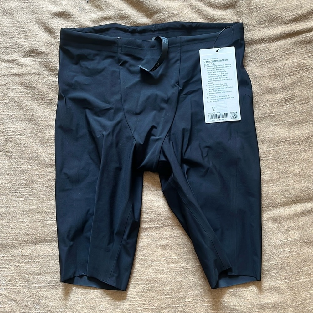 BNWT Deep Determination Swim Short 10”